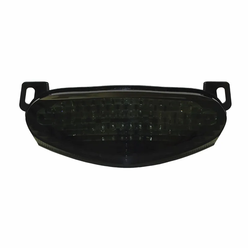 Smoke Lens Waase для Kawasaki Ninja 650R ER6N ER6F 2009 2010 2011 задний фонарь стоп-сигнал встроенные Сигналы поворота светодиодный свет - Цвет: Smoke Lens