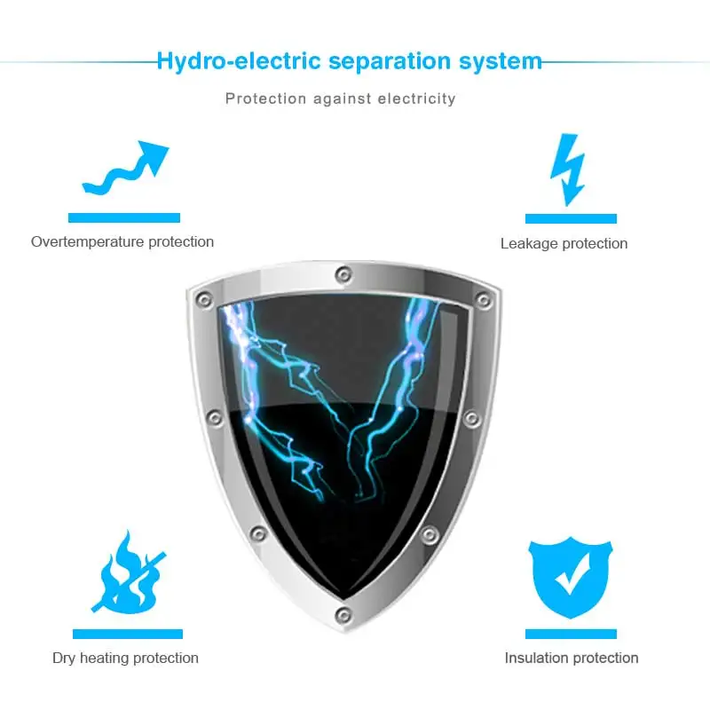 

220V Kitchen Electric Water Heater Tap Instant Hot Water Faucet Heater Cold Heating Faucet Tankless Instantaneous Water Heater