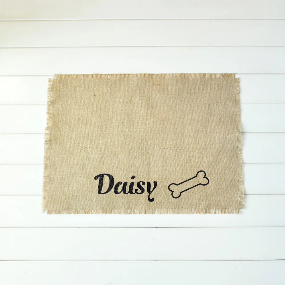 

Personalized Pet Mat Pet Food Mat Dog Placemat Pet Placemat Gift for Dog Cat Placemat