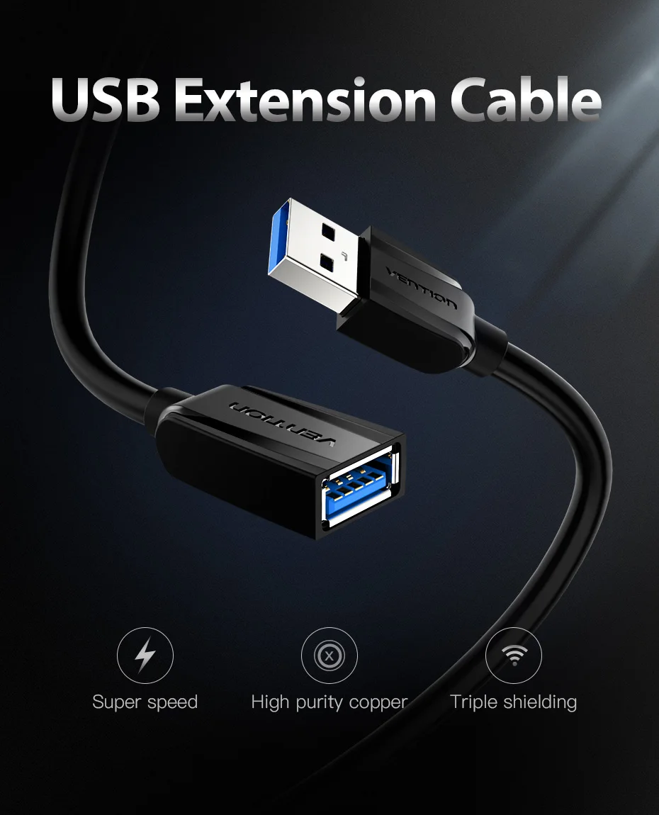 Конвенция новые USB3.0 мужчин и женщин удлинитель кабель 3.0 Usb передачи синхронизации данных супер-speed кабель