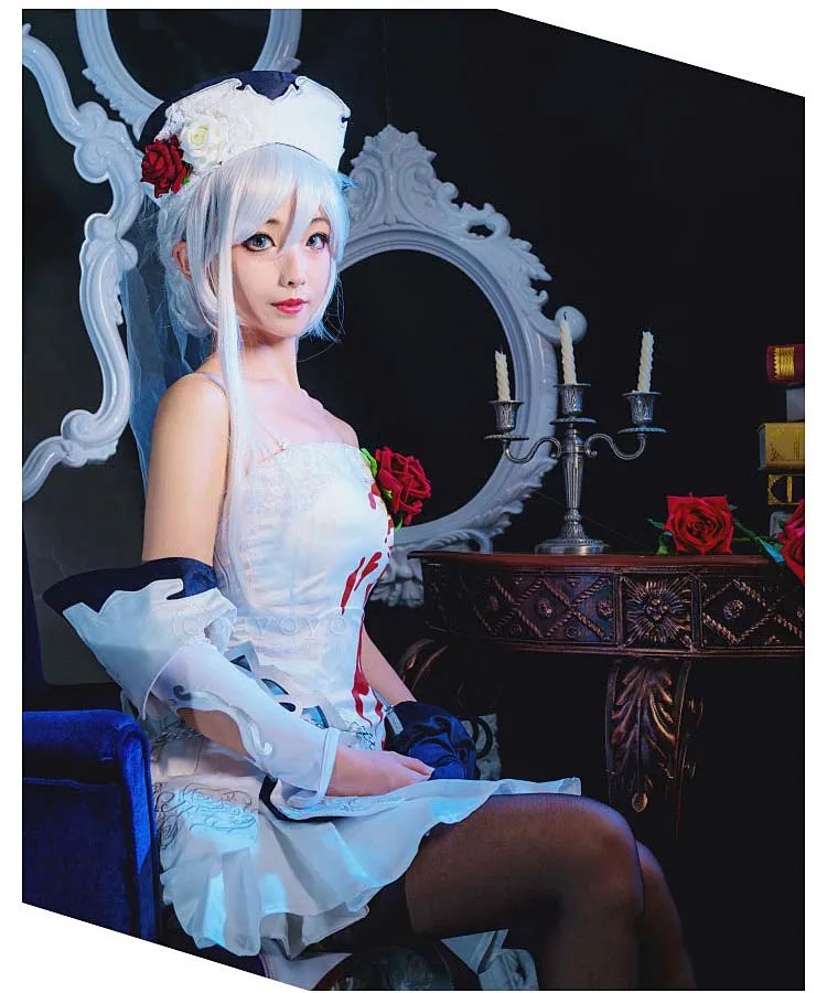 Косплей Любовь SINoALICE Алиса Косплей Костюм Dead Alice Shirayukihime Белоснежка готические монахи Косплей Костюм на заказ