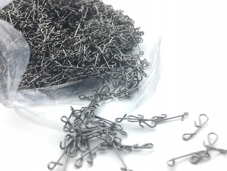 Rompin 50 шт./лот соединительные разъемы без косточек для рыболовной лески