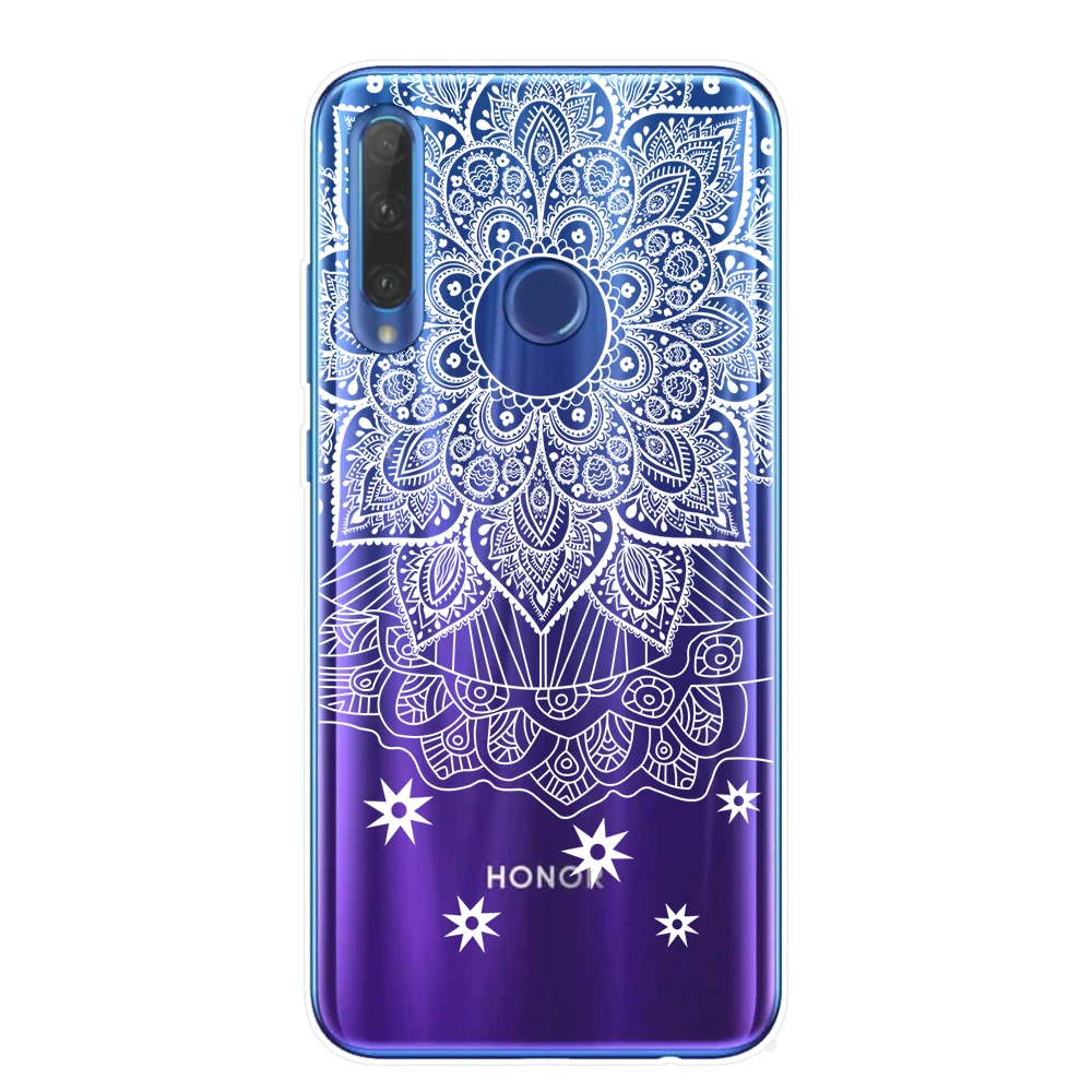 Ретро Мандала Цветок чехол для телефона для huawei Honor 9 10 20 Lite Pro Чехол TPU чехол s для huawei mate 10 20 Lite Pro Ловец снов