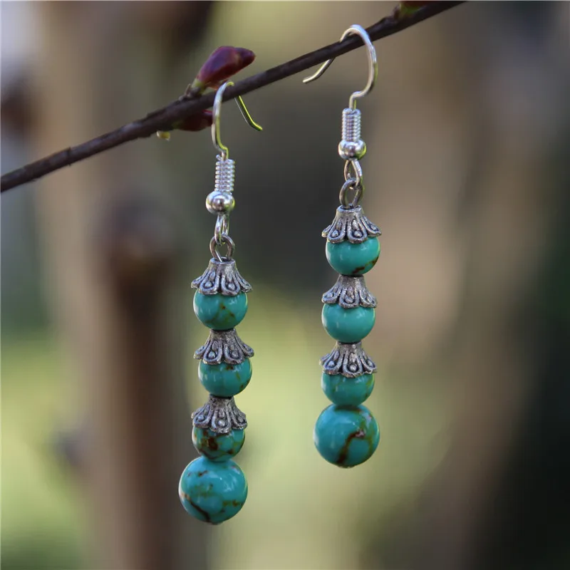 GORISEF серьги ручной работы из бисера этнические ювелирные изделия 2020 новый