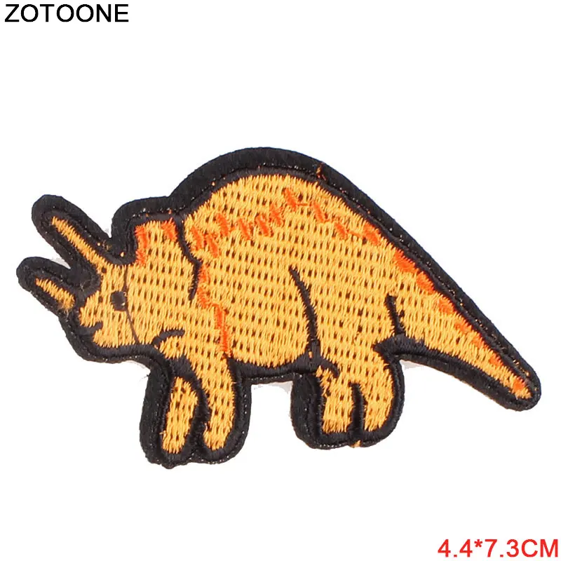 ZOTOONE 1 шт. маленькие нашивки с животными собаки динозавра Парк Юрского периода