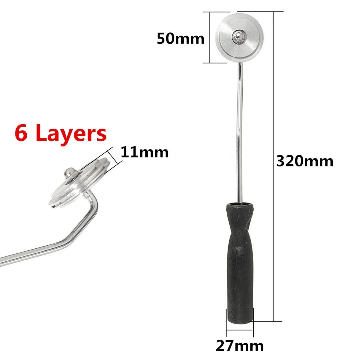 2 &quotстекловолокно пузырьковый угловой Ламинирующий валик для Frp форм Grp работы 6