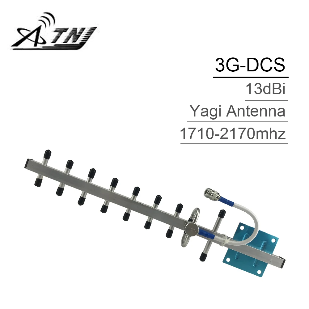 13dBi Yagi антенна работает для GSM LTE 1800 3G WCDMA шт 1900 1710-2170mhz 2G 3G 4G внешняя антенна усилитель сигнала