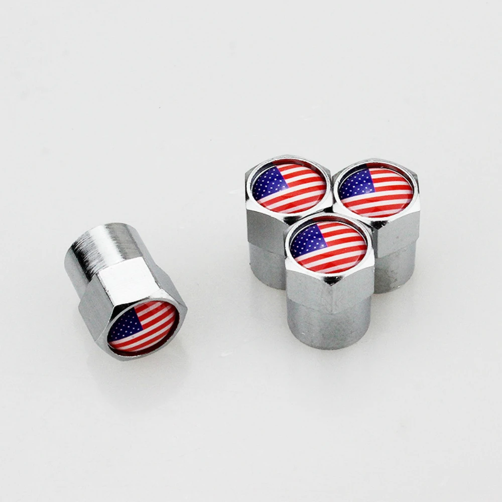 4 шт. колпачки клапана для шин с американским флагом аксессуары Chevrolet Captiva Niva