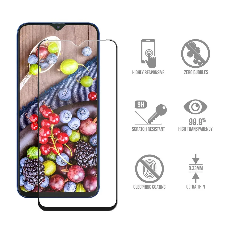 9H полное покрытие из закаленного стекла для UMIDIGI X One Max A5 S3 PRO F1 Защита экрана для UMIDIGI F1 PLAY защитная пленка, стекло