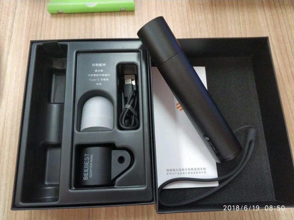 Xiaomi Mijia BEEbest вспышка 1000LM 5 моделей Масштабируемая многофункциональная Яркость Портативный EDC с магнитным хвостом и велосипедным светом