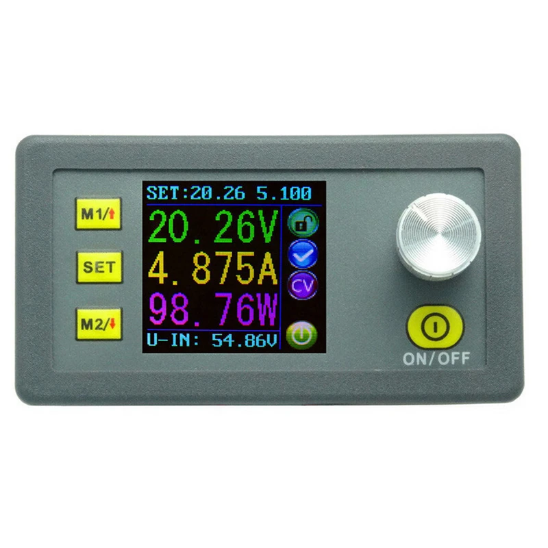 DP50V5A вольтметр цветной ЖК дисплей постоянное напряжение тока понижающий