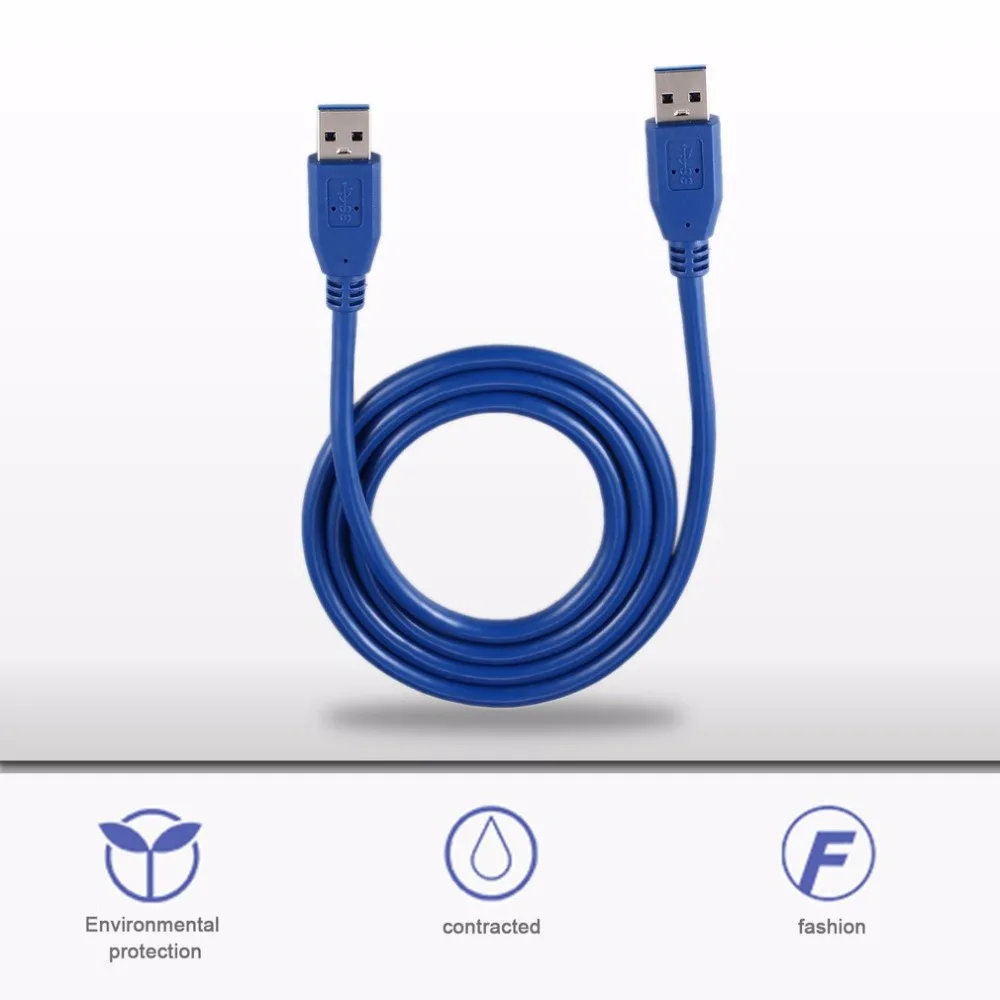 Удлинительный Кабель USB 3 0 типа A папа к M/M M2M портативный синий однотонный