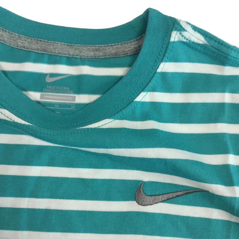 Оригинальный NIKE мальчика вязаный короткий рукав футболки спортивная|Футболки