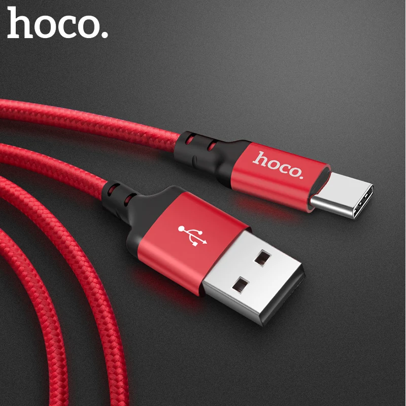 НОСО нейлон Type C Кабель 2A быстрая зарядки usb type-c кабель для samsung S8 S9 xiaomi mi 8 6 5 a1 usb-c tipe