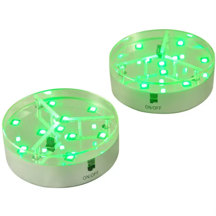 Супер яркий 9 шт RGB LED 4-дюймовое светодиодное основание для стеклянной чашки