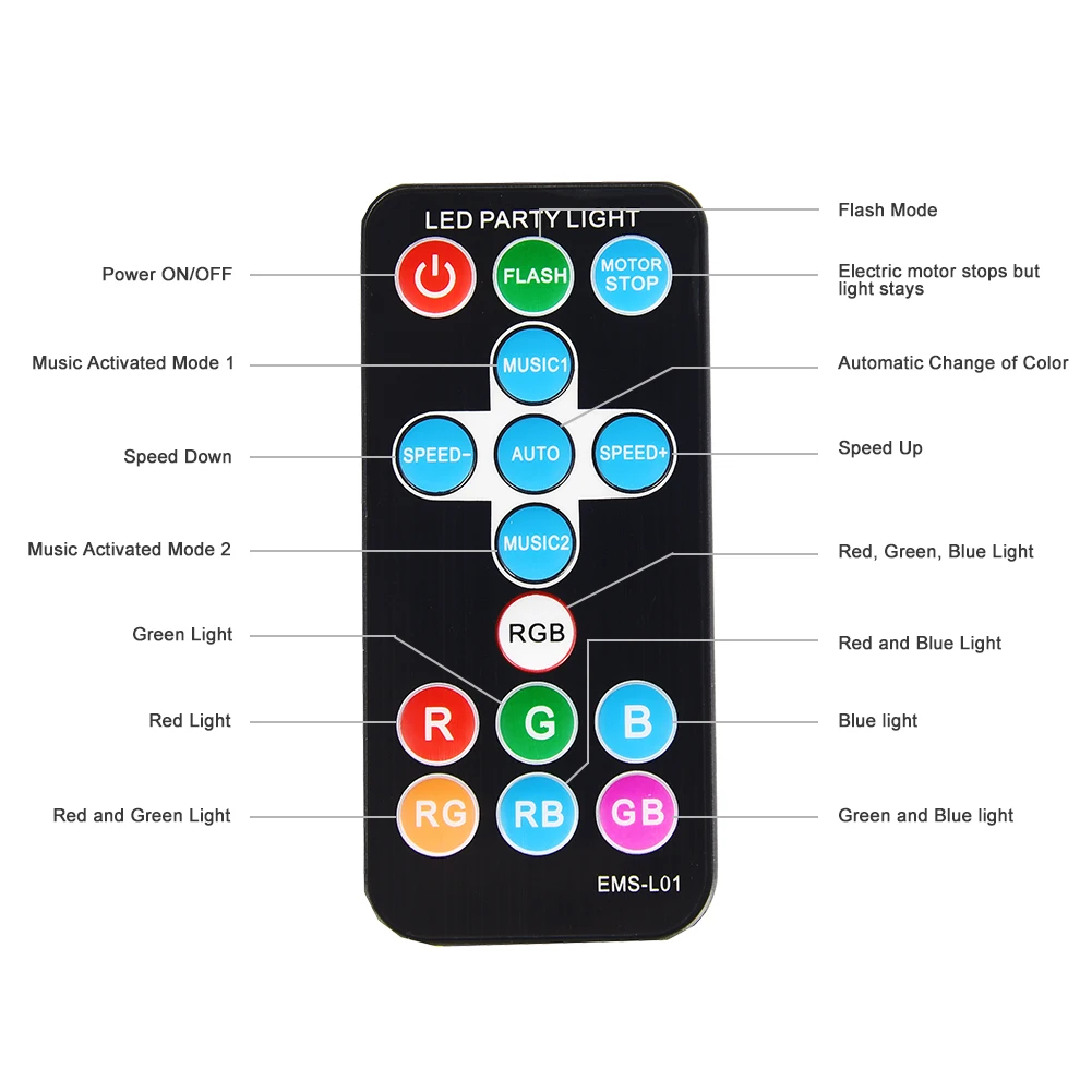Портативный проектор волновой воды LEDGLE компактный пульсатор с пультом