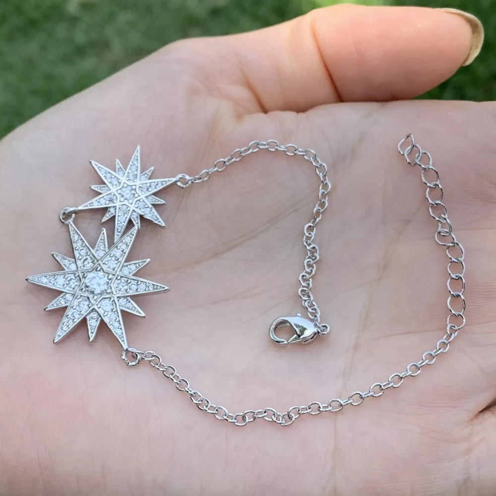 Женский браслет из серебра 2019 пробы с фианитом 5 А | Украшения и аксессуары