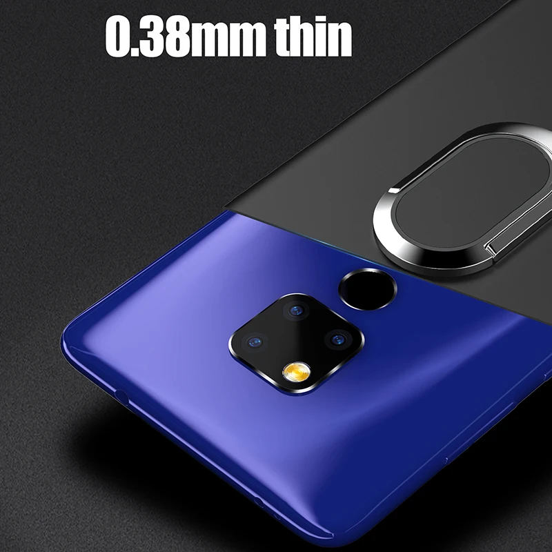 Магнитный кольцевой кронштейн чехол для huawei mate 20 силиконовый + Автомобильный