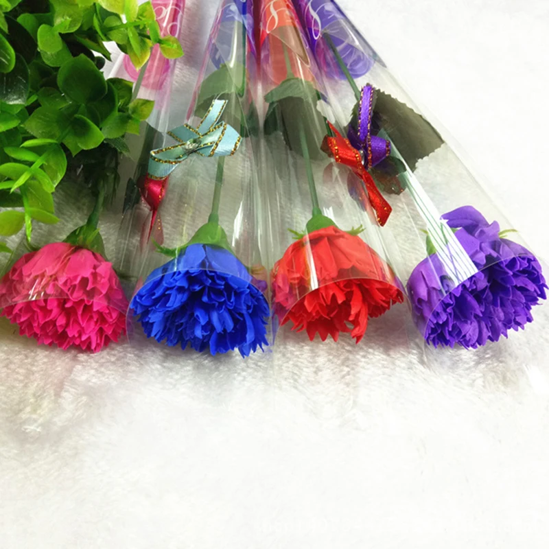 Мыло для ванны 5 шт./компл. розовый букет гвоздиков цветов ручной работы в