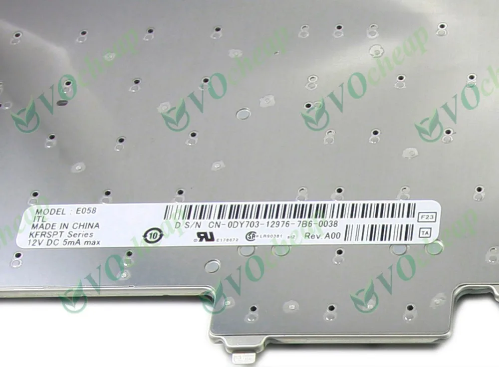 Новая клавиатура для ноутбука Dell Inspiron 1720 1721 Vostro 1700 XPS M1730 Серебристая итальянская