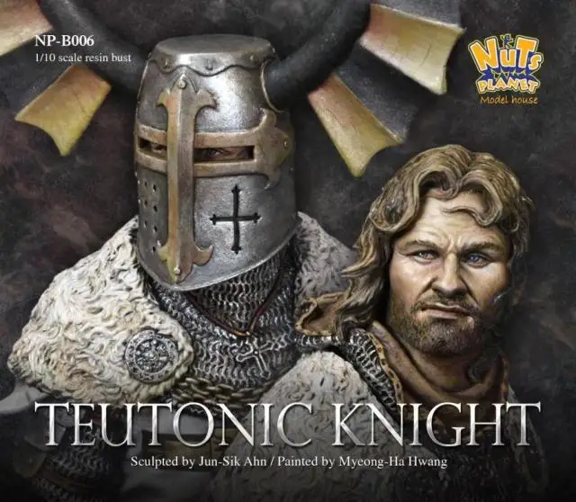 Бюст рыцарей Teutonic (две головки)|knight bust|teutonic knights |