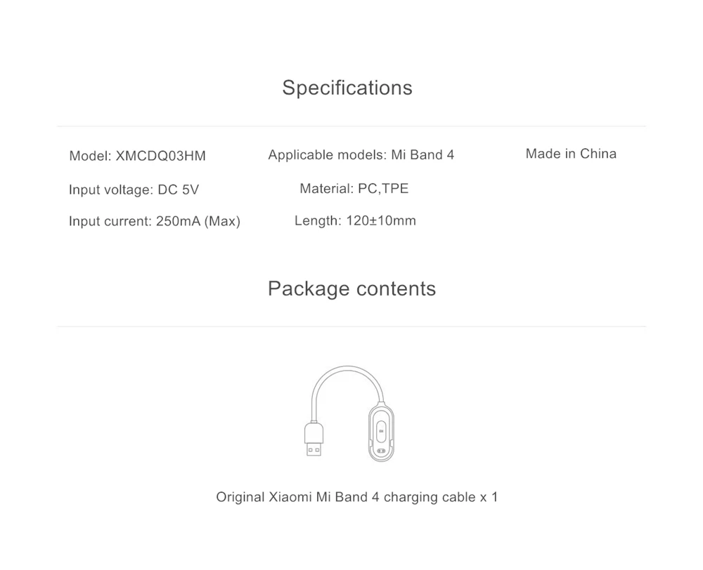 Xiaomi Mi Band 2 3 4 зарядное устройство usb зарядный кабель адаптер провода аксессуары для Xiaomi Mi band 2/3/4 умный Браслет