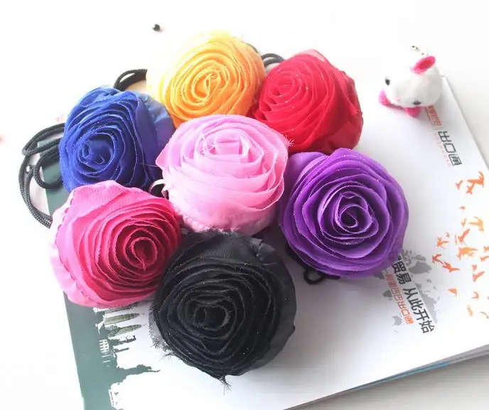 Объемные сумки для хранения дома с розами многоразовая сумка покупок