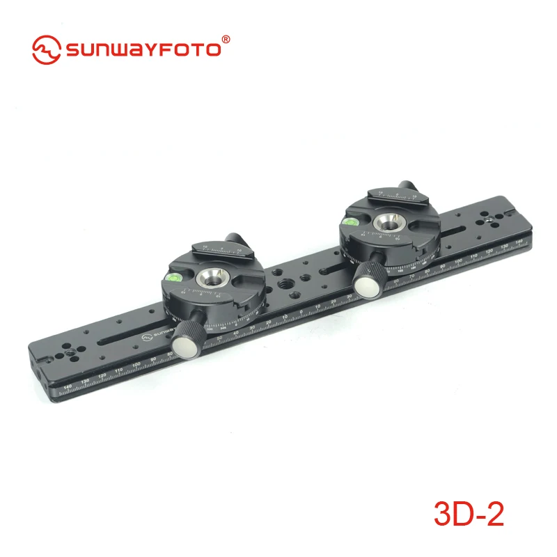 SUNWAYFOTO 3D 2 головка штатива стереоскопическая Двойная камера 5 шт. набор