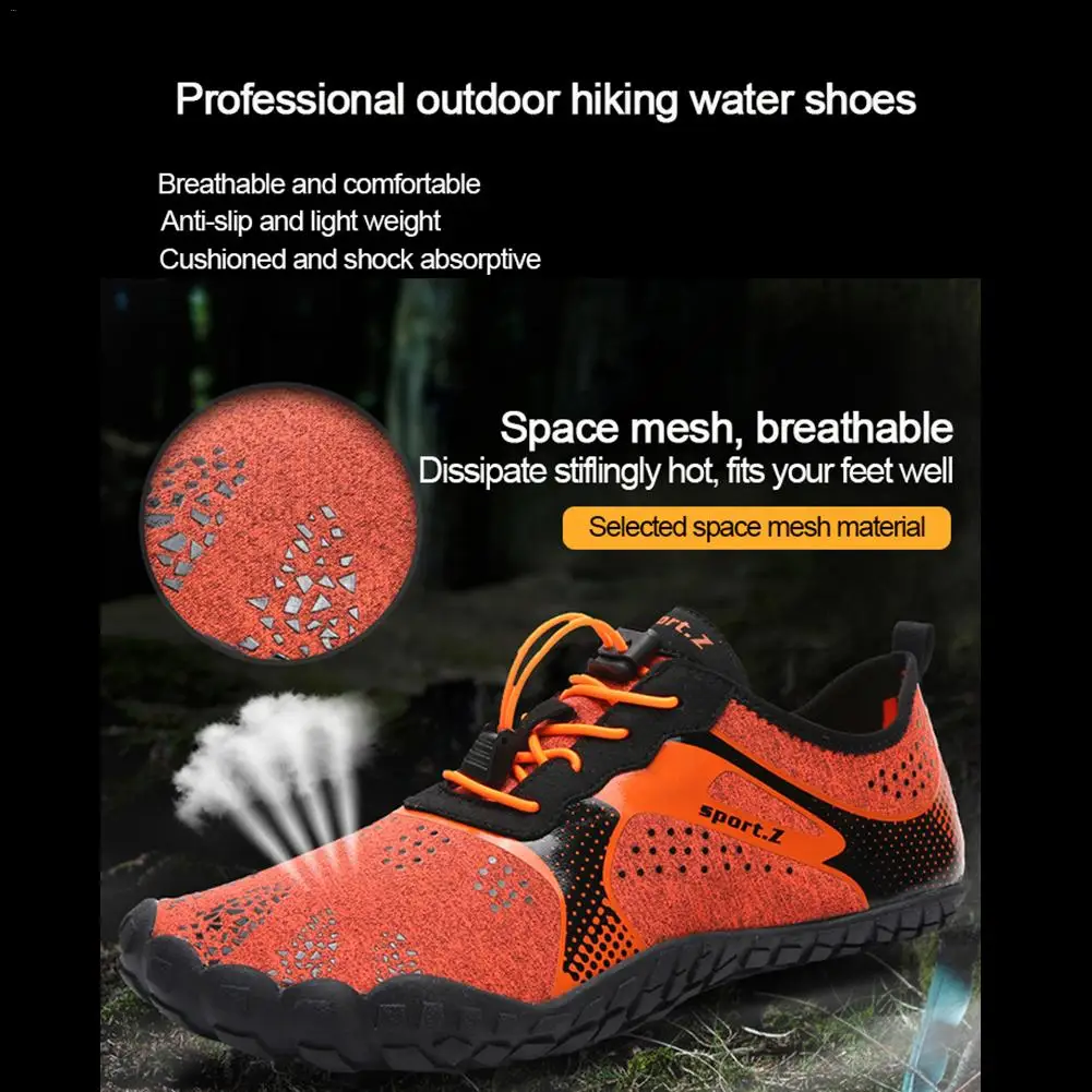 Обувь для купания пляжа бассейна бега пешего туризма быстросохнущие мужские