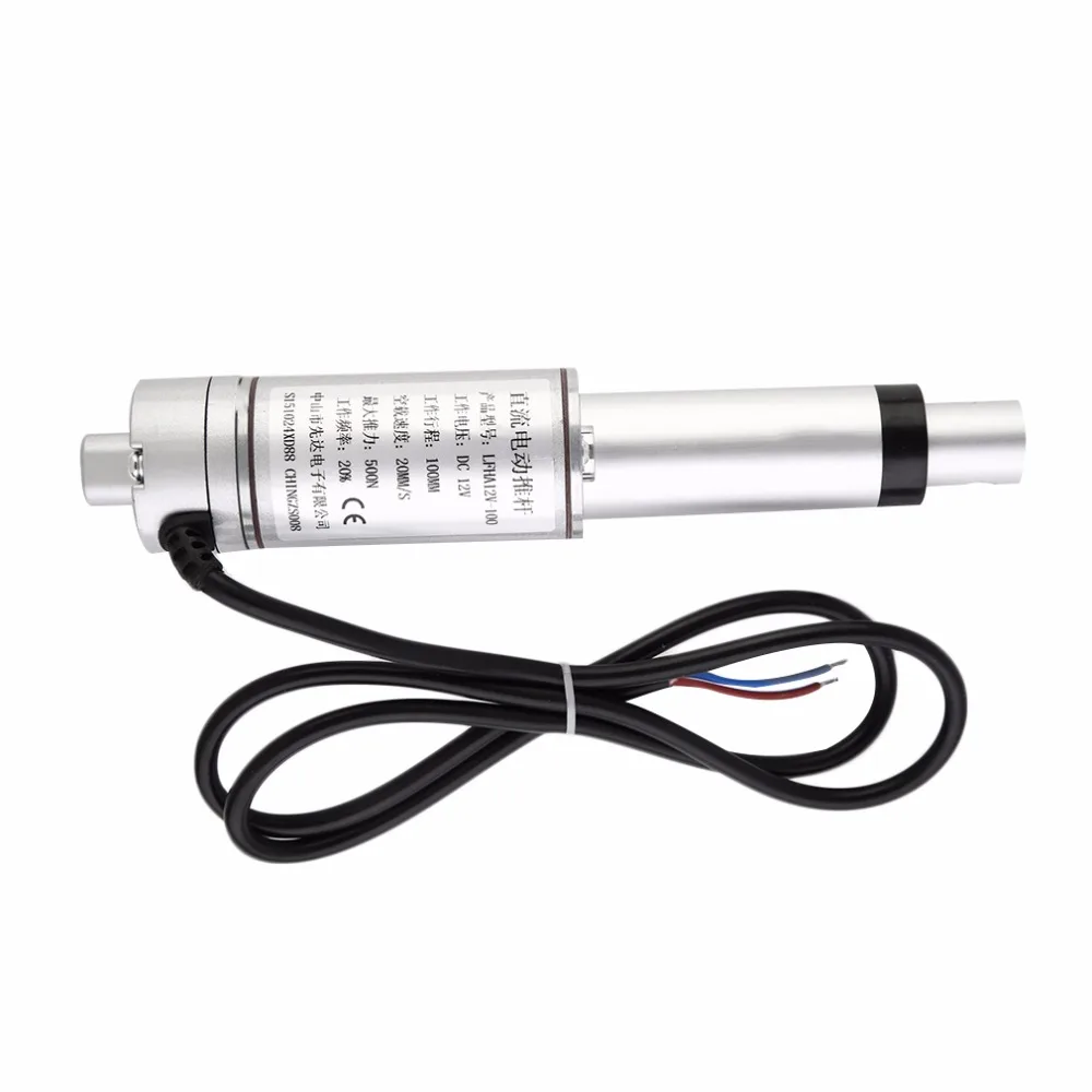 Multi-function Linear Actuator Motor direct-current 12V 100mm Stroke Heavy Duty 500N 2017 HOT | Обустройство дома