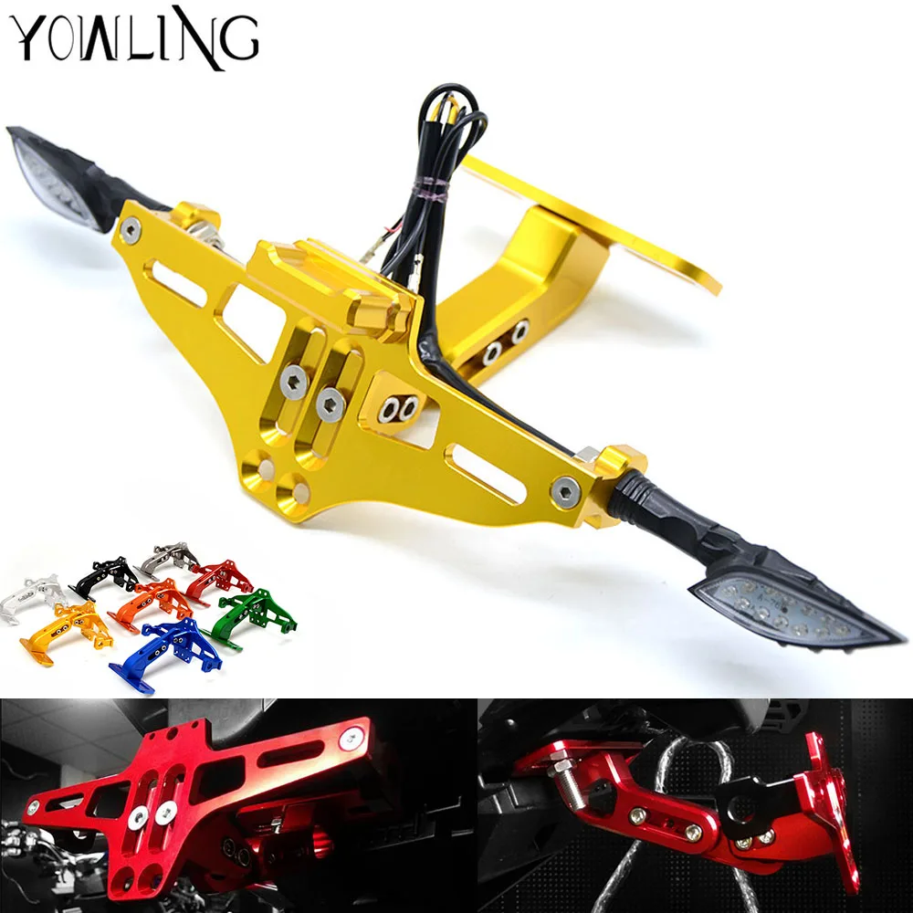 

Motorcycle License Plate Bracket Licence Plate Holder Frame Number Plate For Suzuki SV650 SV650S SV 650 650S 2013 2014 2015 2016
