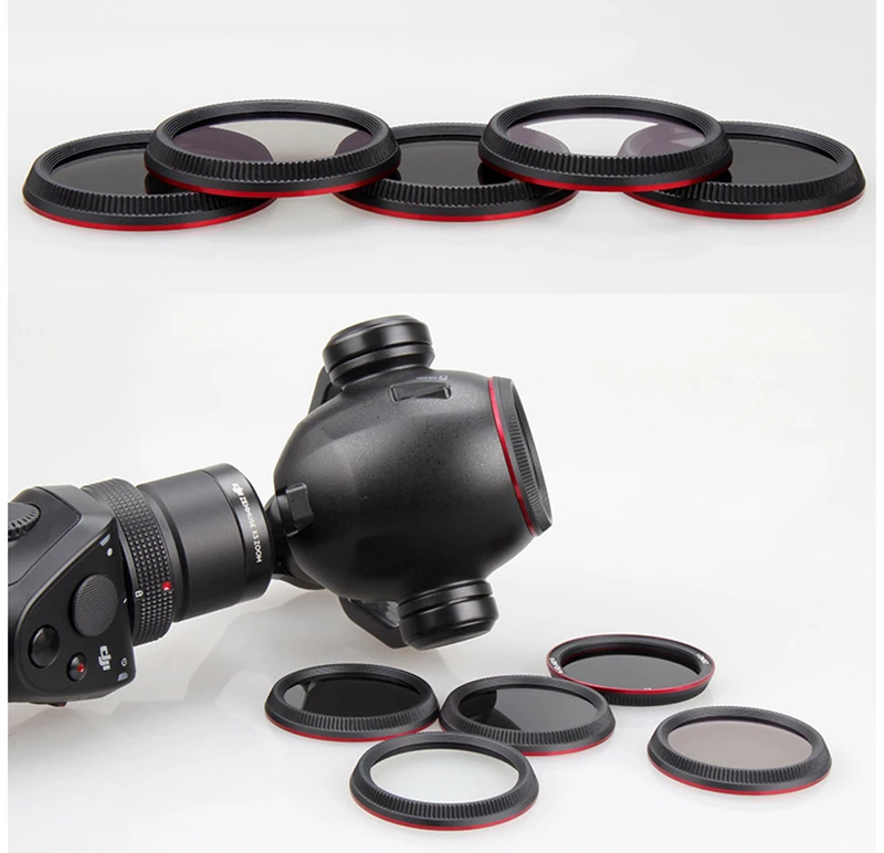 Фильтр объектива UV CPL ND4 ND8 ND16 для DJI OSMO + ручной карданный Стабилизатор камеры
