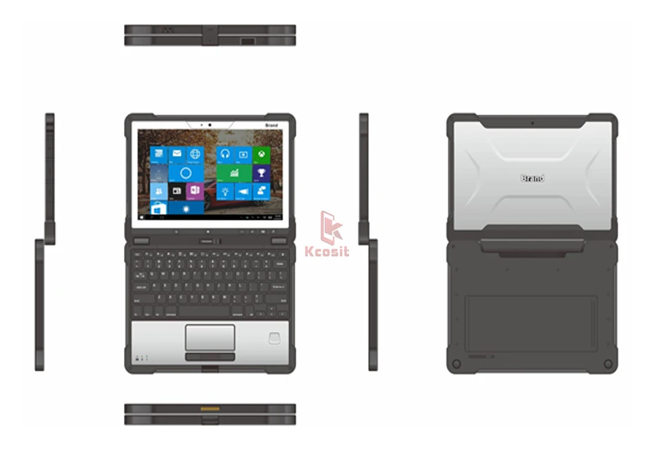 Прочный промышленный ноутбук водонепроницаемый планшетный ПК Windows Intel Core M3-7Y30