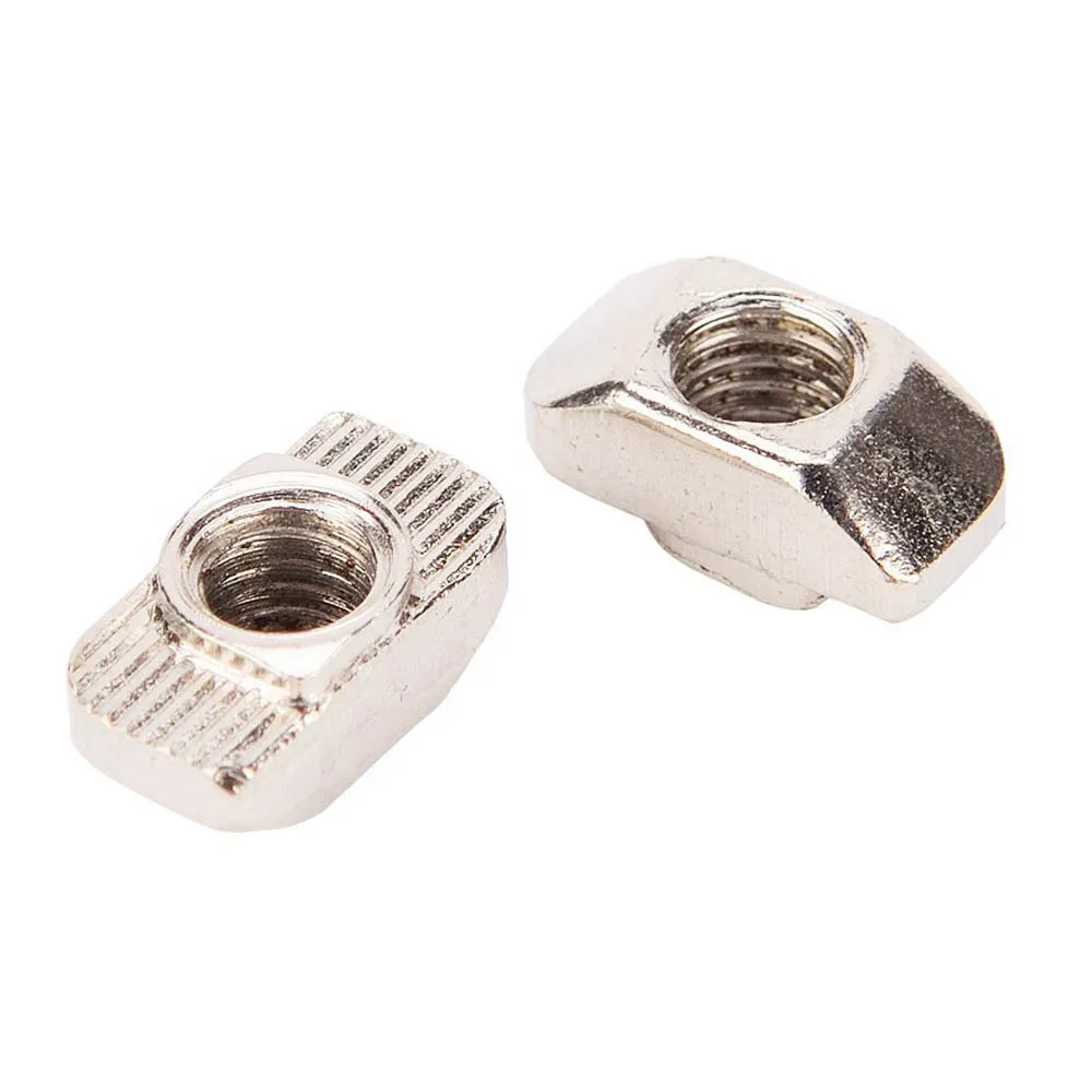 100 PCS Nickel-plated carbon steel Post Assembly M4 T Nut for 3030 Aluminum Profile Drop Shopping | Обустройство дома