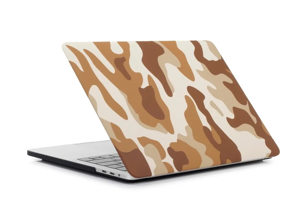 Повседневный камуфляжный чехол для ноутбука MacBook Pro retina Air 11 12 13 15, для Mac Air 13 A1466, чехол pro A1707 A1708