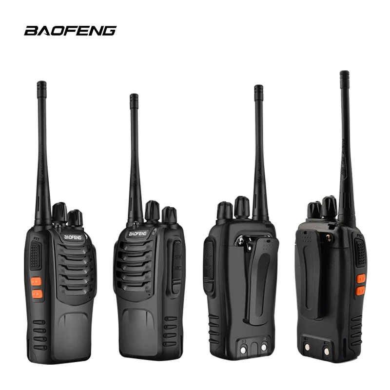 2 шт. BAOFENG BF 888S рация UHF радио baofeng портативный коммуникатор 5 Вт Мощность 400 470 МГц