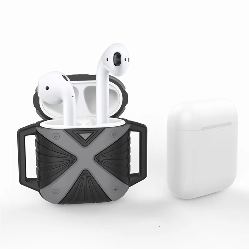 Силиконовый чехол Shellnail для Apple Airpods ударопрочный игры гарнитура AirPods милый
