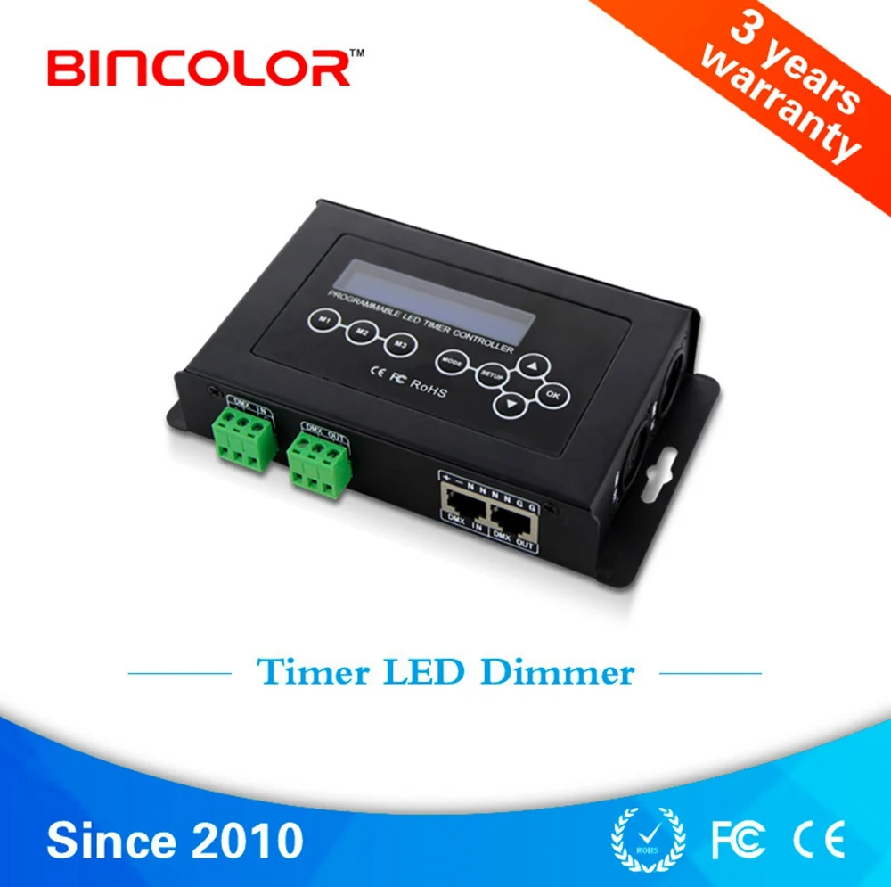 BC-322-DMX таймер диммер DMX светодиодный контроллер DC9V аквариумный контроллер для светодиодной ленты светильник