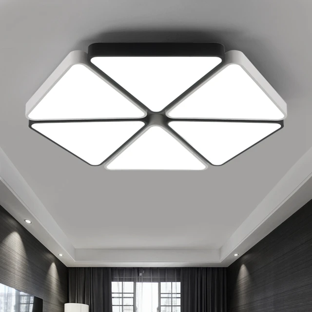 Современные треугольные светодиодные панели поверхностного монтажа Потолочный