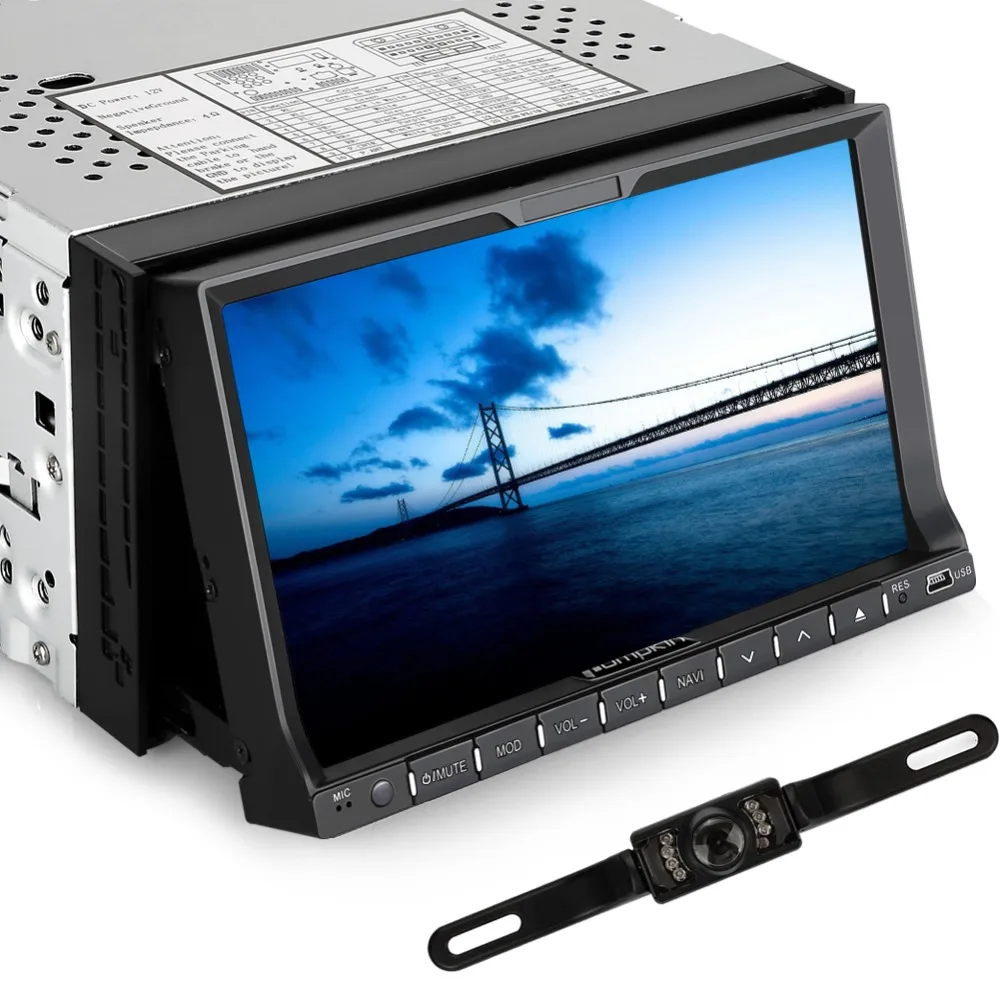 Тыквы 2 Din 7 ''Android 6 0 универсальный автомобиль радио dvd плеер 4 ядра DAB + gps