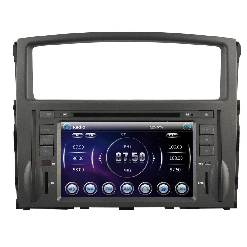 7-дюймовый HD автомобильный DVD-плеер с GPS навигационной системой для Mitsubishi Pajero V97 V93