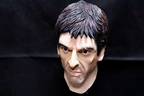 Высококачественная полностью потрясающая Реалистичная латексная маска Тони