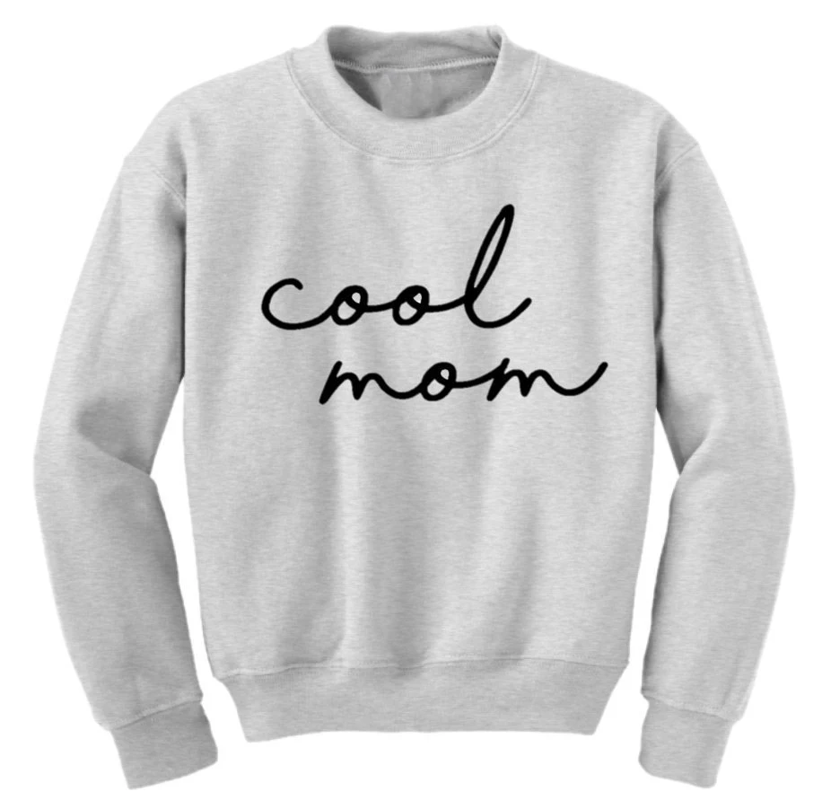 Новые классные Толстовка Mom мама мамочка кофты Подарочный пуловер для детей