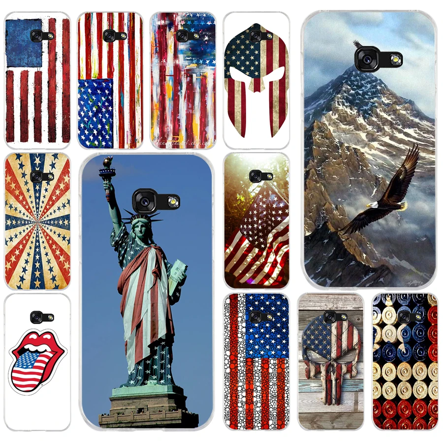 216AQ американский флаг США мягкий силиконовый чехол из ТПУ для телефона Samsung galaxy a3