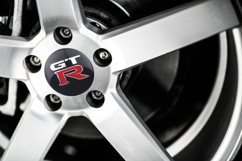 Автостайлинг 4 шт. 56 мм колпачки центральной ступицы GTR эмблема наклейка значок