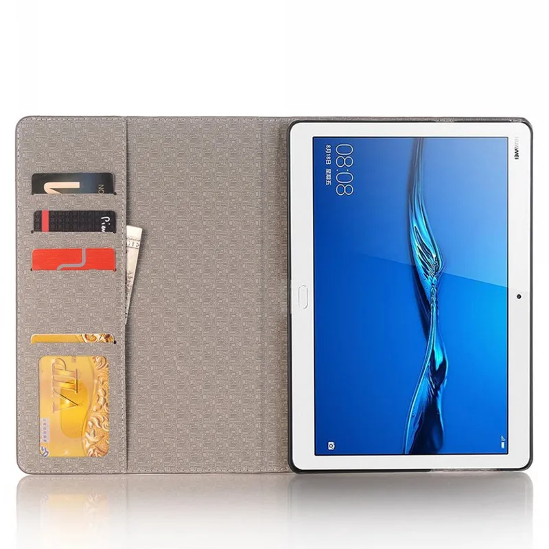 Умный кожаный чехол с крокодиловым узором для Huawei Mediapad T3 10 AGS L09/L03/W09 планшета Honor