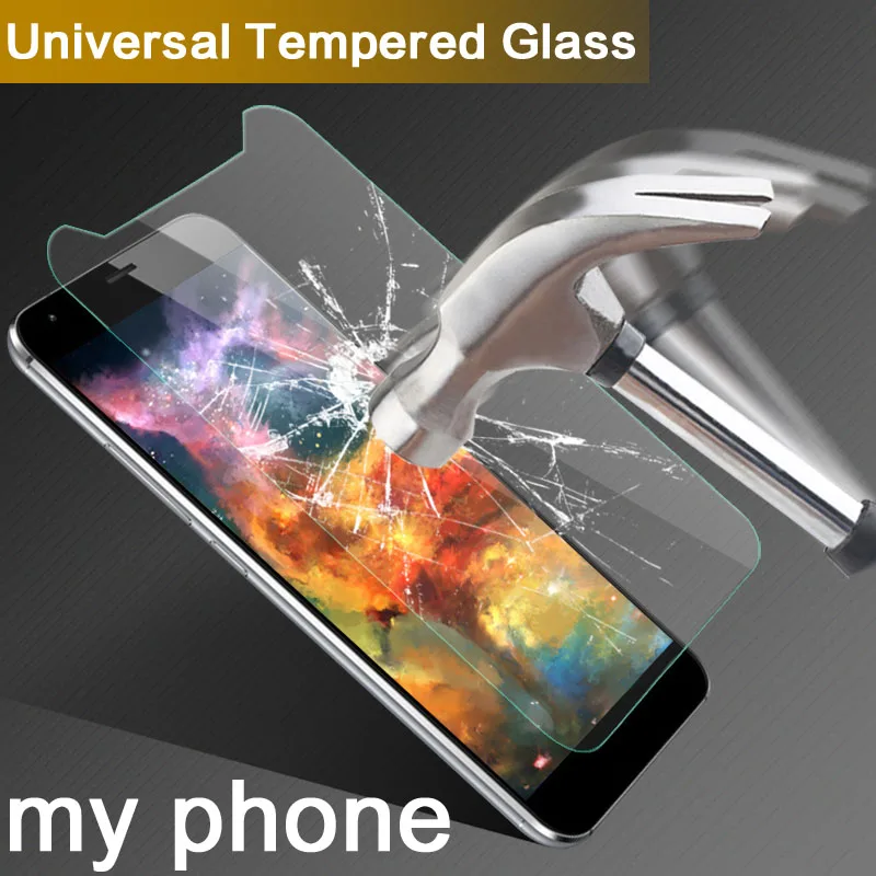 Универсальная защитная пленка из закаленного стекла для myPhone City/Fun 5 Fun5 0 дюйма 9H 2.5D