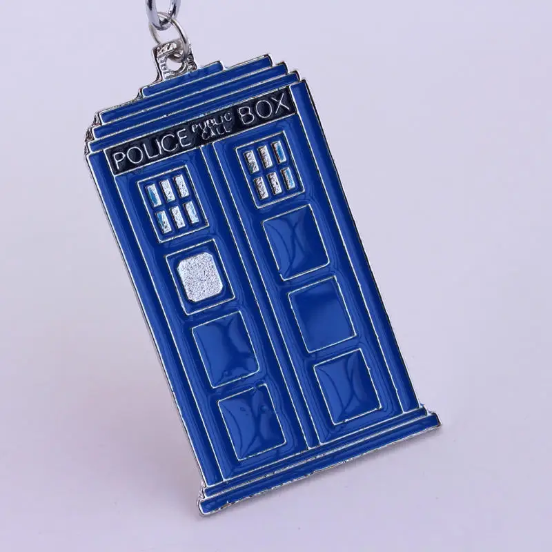 RJ 20 шт./лот брелок Dr. таинственный синий далека подвеска Tardis и рисунком полицейской будки письмо брелок Chaveiro для Для мужчин ювелирные изделия
