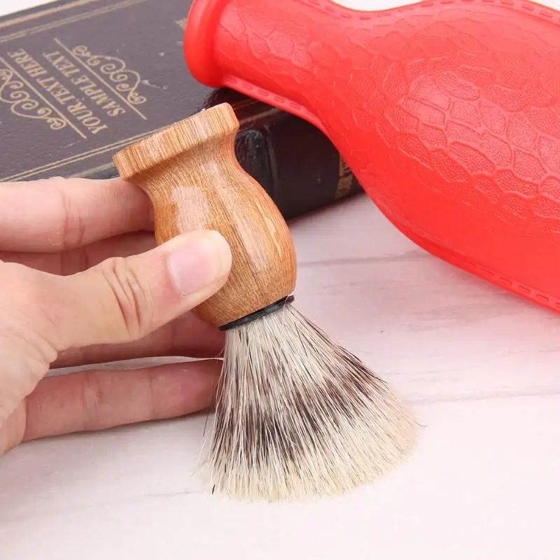 Badger Hair Men's Shaving Brush Salon Facial Beard Cleaning Shave Tool Razor Nylon and hair | Красота и здоровье