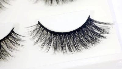 New Fake Eye Lashes reuse Mink lashes Strip 3 pair/lot thick false eyelashes mink eye extensions wholesale M3-3PCS | Красота и